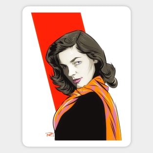 Lauren Bacall - An illustration by Paul Cemmick Magnet